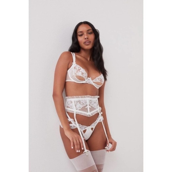 For Love And Lemons White Garter Belt - Picture 4 of 11